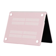 MacBook Air 13" 2022/2024 Matte Plastik Cover - Ensfarvet pink