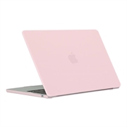 MacBook Air 13" 2022/2024 Matte Plastik Cover - Ensfarvet pink