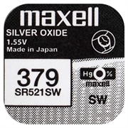 Maxell 379 sølvoxid-ur-batteri SR521SW/AG0