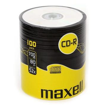 Maxell CD-R 52x/700MB/80min - 100 stk.