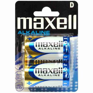 Maxell LR20/D-batterier - 2 stk.