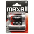 Maxell R20/D zink-kul-batterier - 2 stk.