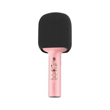 Maxlife MXBM-600 Bluetooth-mikrofon med højttaler - Pink