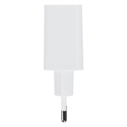 Maxlife MXTC-13 20W USB-C-oplader med PD/QC-hurtigopladning - hvid