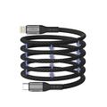 Maxlife MXUC-11 magnetisk USB-C / Lightning-kabel - 1m, 27W - Sort