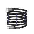 Maxlife MXUC-11 magnetisk USB-C / USB-C-kabel - 1m, 100W - Sort