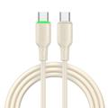 Mcdodo Alpha-serie silikone USB-C-kabel 65W – 1.2m – beige
