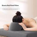 Skønhedsmassagepude af memory foam til brug med ansigtet nedad - grå