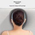 Skønhedsmassagepude af memory foam til brug med ansigtet nedad - grå