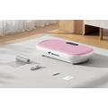 Merach MR-2440P1 fitness-vibrationsplade med Bluetooth-højttaler - lyserød
