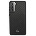 Mercedes-Benz Dynamic Carbon Fiber Samsung Galaxy S21 5G Cover (Open Box - God stand) - Sort