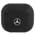 Mercedes-Benz Electronic Line AirPods 3 Læder Cover - Sort