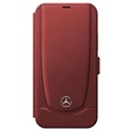 Mercedes-Benz Urban Line iPhone 12/12 Pro Læderpung - Rød