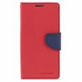 Mercury Goospery Fancy Diary Samsung Galaxy S24+ Pung - Rød