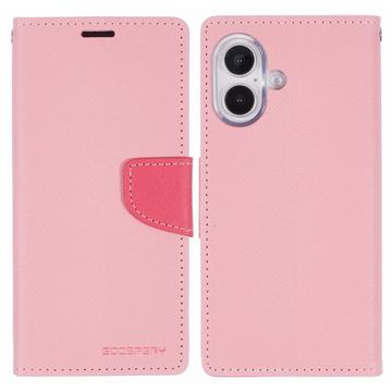 iPhone 16 Mercury Goospery Fancy Diary Pung - Pink