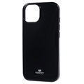 iPhone 15 Plus Mercury Goospery Glitter TPU Cover - Sort