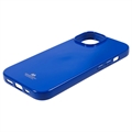 iPhone 15 Plus Mercury Goospery Glitter TPU Cover - Blå