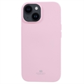 iPhone 15 Plus Mercury Goospery Glitter TPU Cover - Pink