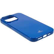 iPhone 15 Pro Max Mercury Goospery Glitter TPU Cover - Blå