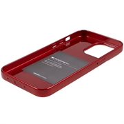 iPhone 15 Pro Max Mercury Goospery Glitter TPU Cover - Rød