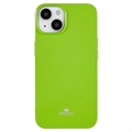 iPhone 14 Plus Mercury Goospery Glitter TPU Cover - Grøn
