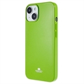 iPhone 14 Plus Mercury Goospery Glitter TPU Cover - Grøn