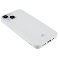 iPhone 14 Plus Mercury Goospery Glitter TPU Cover - Hvid