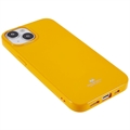iPhone 14 Plus Mercury Goospery Glitter TPU Cover - Gul