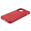 iPhone 15 Pro Mercury Goospery Glitter TPU Cover - Hot Pink