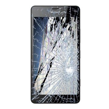 Microsoft Lumia 950 Skærm Reparation - LCD/Touchskærm - Sort