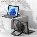 Microsoft Surface Go/Go 2/Go 3 Heavy Duty 360 Cover - Gennemsigtig sort