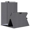 Microsoft Surface Pro X Cover i tekstil design med multivinkel - Grå