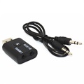 Mini Bluetooth Audio Sender / Modtager YET-TR6 - USB-A, 3.5mm