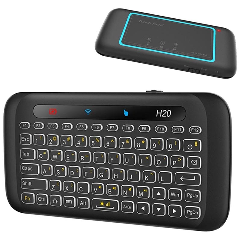 Strøm Senator Velkendt Mini Combo Trådløs Tastatur & Touchpad H20 - Sort