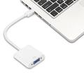 Mini DisplayPort (Thunderbolt) til VGA-adapter - hvid