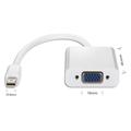 Mini DisplayPort (Thunderbolt) til VGA-adapter - hvid