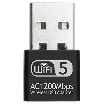 Mini Dual Band Trådløs USB Adapter - 1200Mb/s