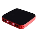 Mini Powerbank 10000mAh - 2x USB - Rød