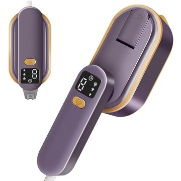 Mini håndholdt tøjdamper med LED-display og 3-dampniveauer - 1200W