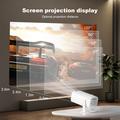 Mini Home 4K-projektor P30 m. Android 11 - Dobbelt WiFi, Bluetooth
