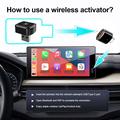Mini M26 2-i-1 trådløs CarPlay- og Android Auto-adapter