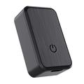 Mini magnetisk GPS-tracker GF08 - SIM-kort, MicroSD, Google Maps - Sort