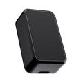 Mini magnetisk GPS-tracker GF08 - SIM-kort, MicroSD, Google Maps - Sort