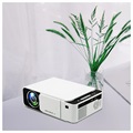 Mini Transportabel Fuld HD LED Projektor T5 - Hvid