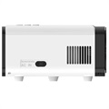 Mini Transportabel HD LED Projektor med Fjernbetjening - 1080p - Hvid