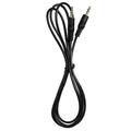 MiniJack AUX-kabel - 1.5m - Sort