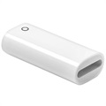 Miniature Transportabel Apple Pencil Lightning Adapter - Hvid