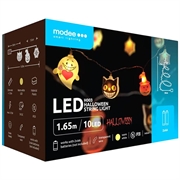 Modee H003 LED-lyskæde med Halloween-mønster - 1.65m - 10 stk.