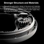 Moestar UFO indtrækkelig hundesnor med LED-lys - 3m