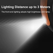 Moestar UFO indtrækkelig hundesnor med LED-lys - 3m